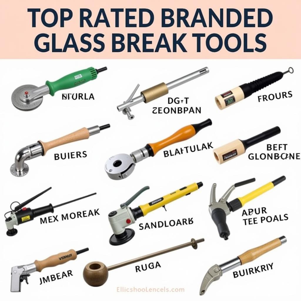 Selection of Top Branded Glass Break Tools