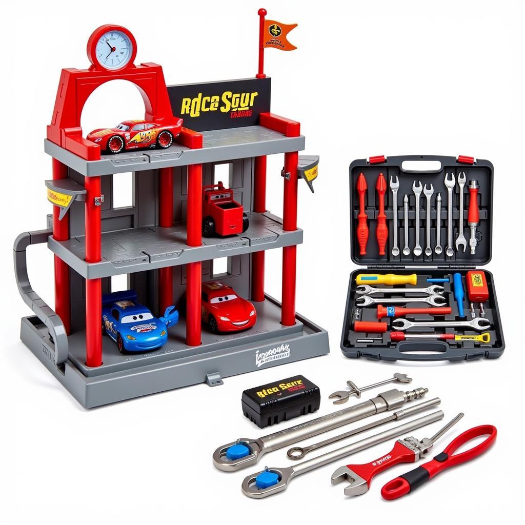 Top Cool Tools Race Car Toy Picks: Pit Stop Garage and Tool Set