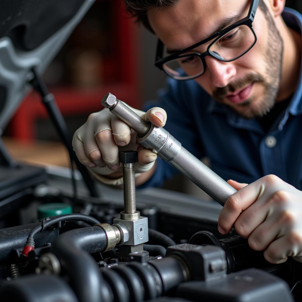 Using a Torque Wrench for Car Repair