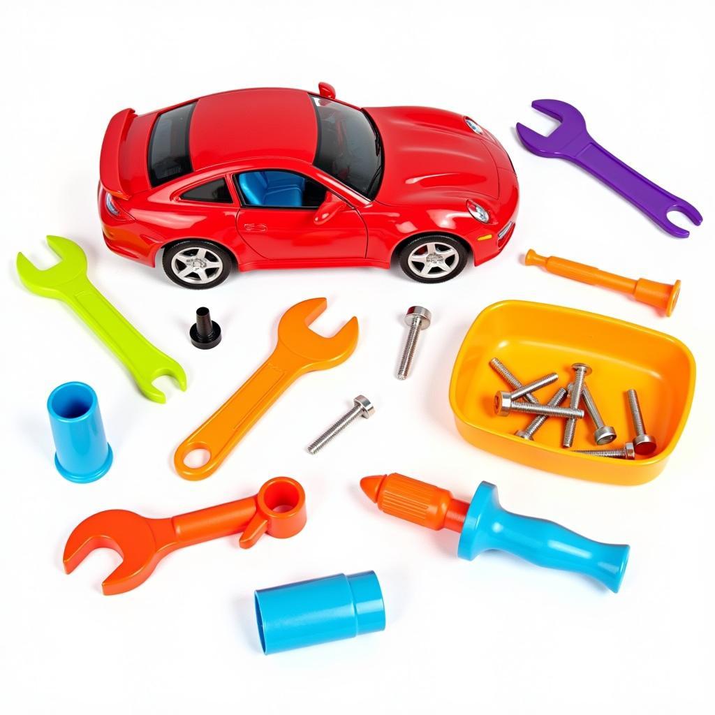 Toy Car Repair Tool Set