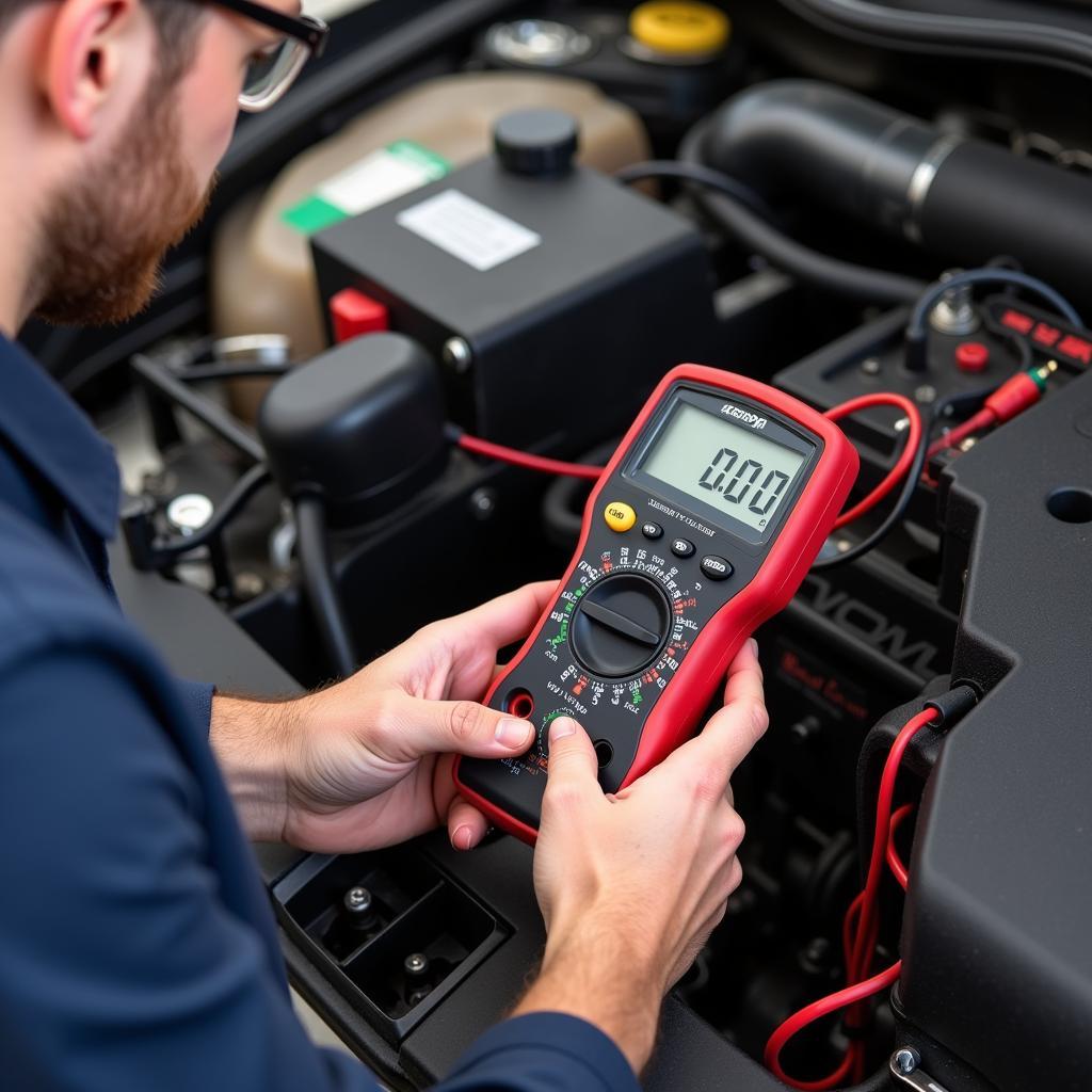 Troubleshooting Car Power Cable Issues with a Multimeter