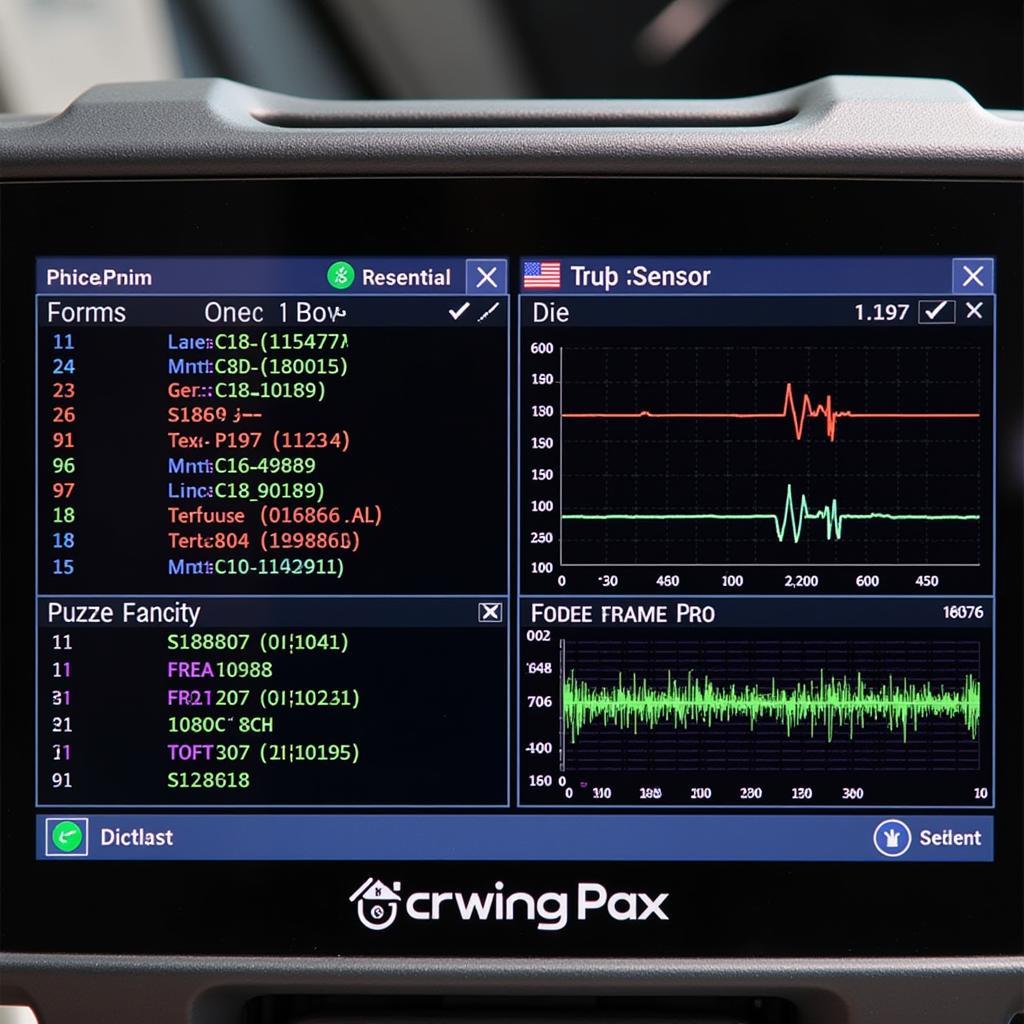 Trusted Power Pro Tool Displaying Diagnostic Data