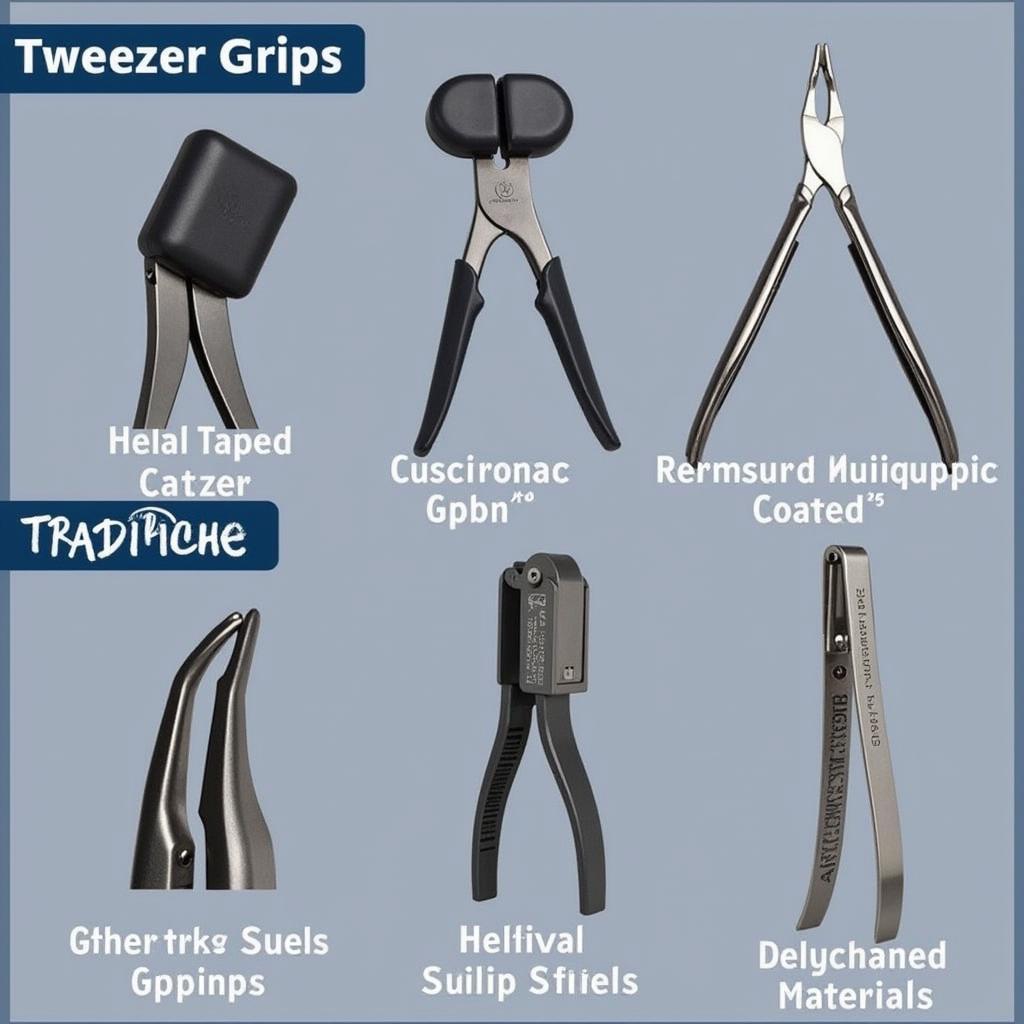 Tweezer Grip and Material Options