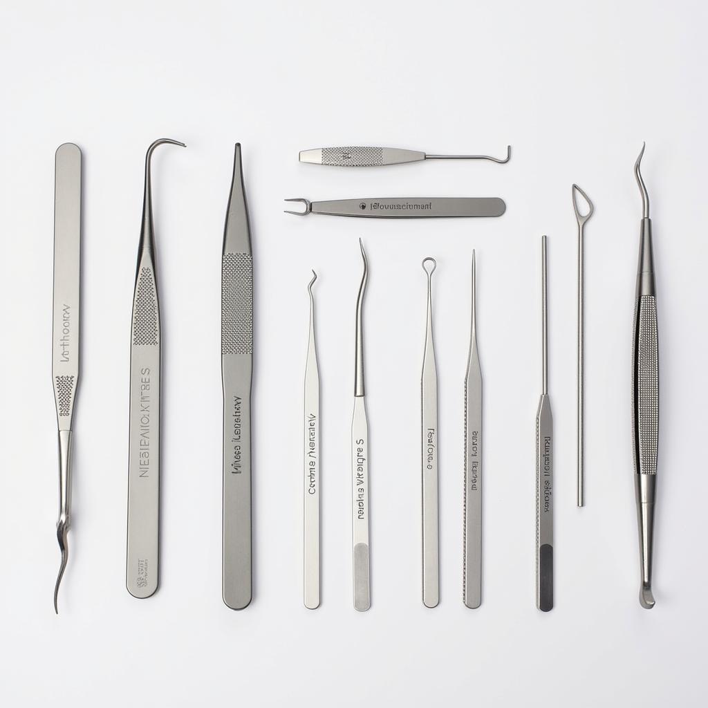 Tweezerman aesthetician skin care tools kit showcasing various precision instruments for professional skincare.