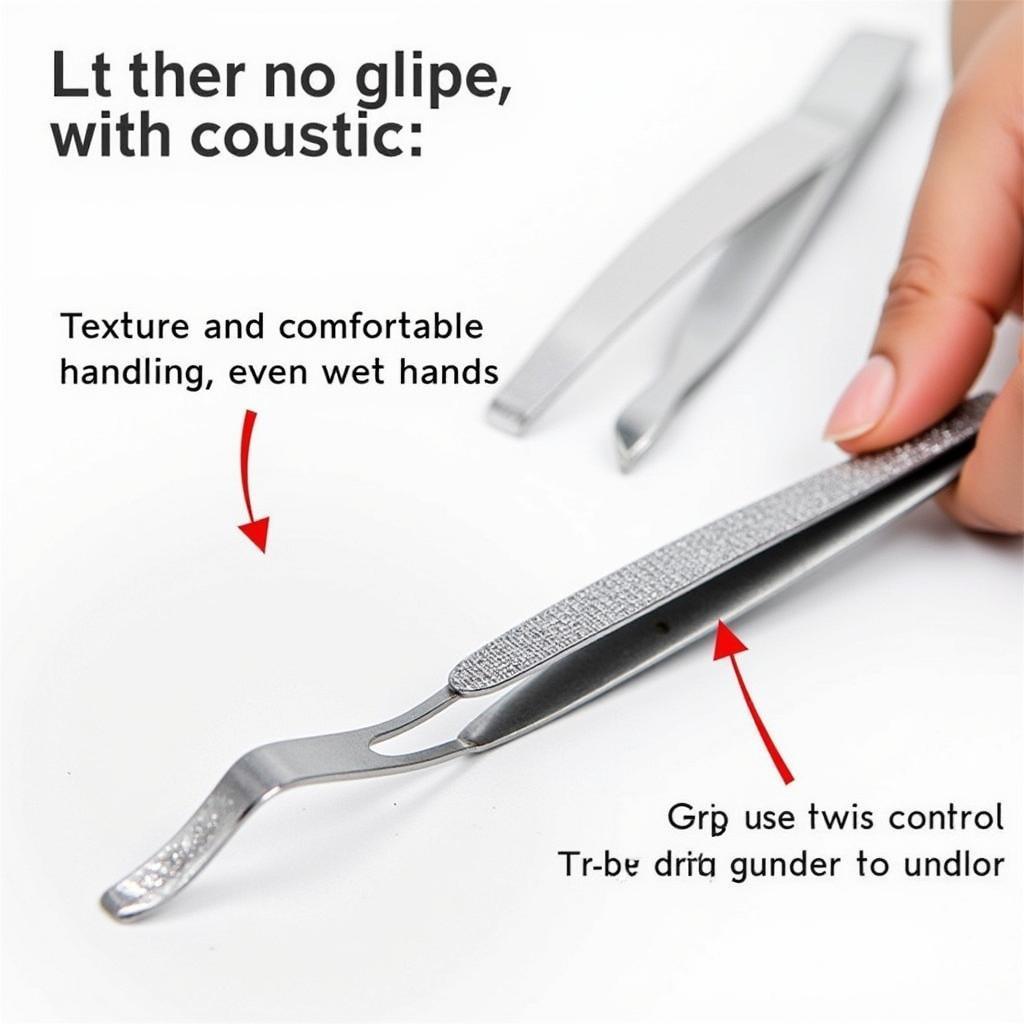 Tweezerman Tweezers with No-Slip Grip