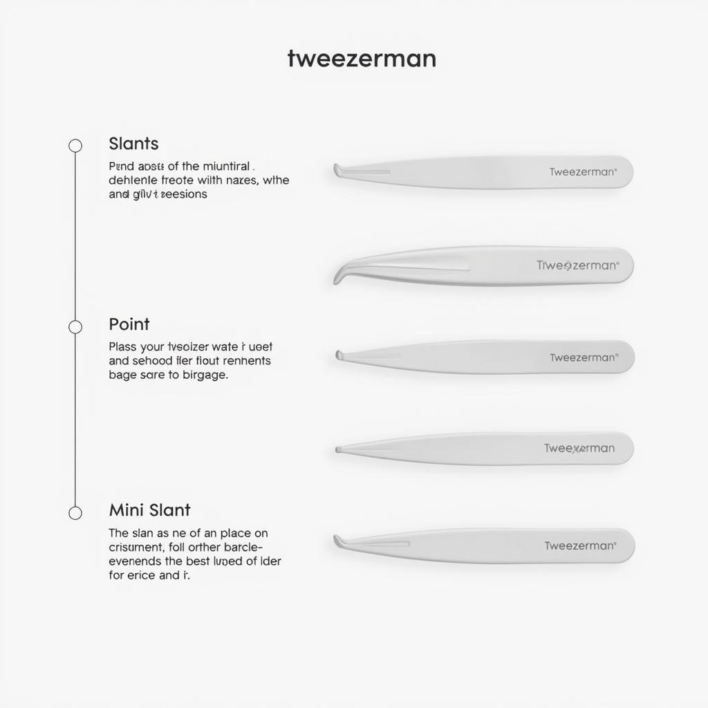 Variety of Tweezerman No-Slip Tools for Different Needs