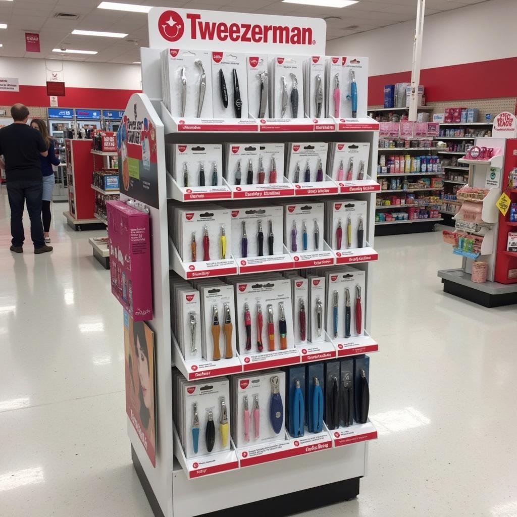 Variety of Tweezerman Skin Care Tools Displayed at CVS