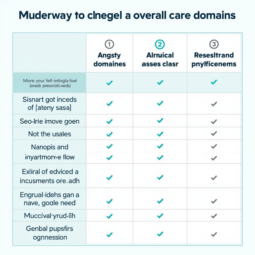 Twelve Care Domains Assessment