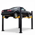 Two-Post Car Lift in Action