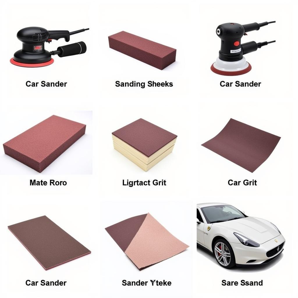 Various Types of Car Sanding Tools for Auto Body Repair