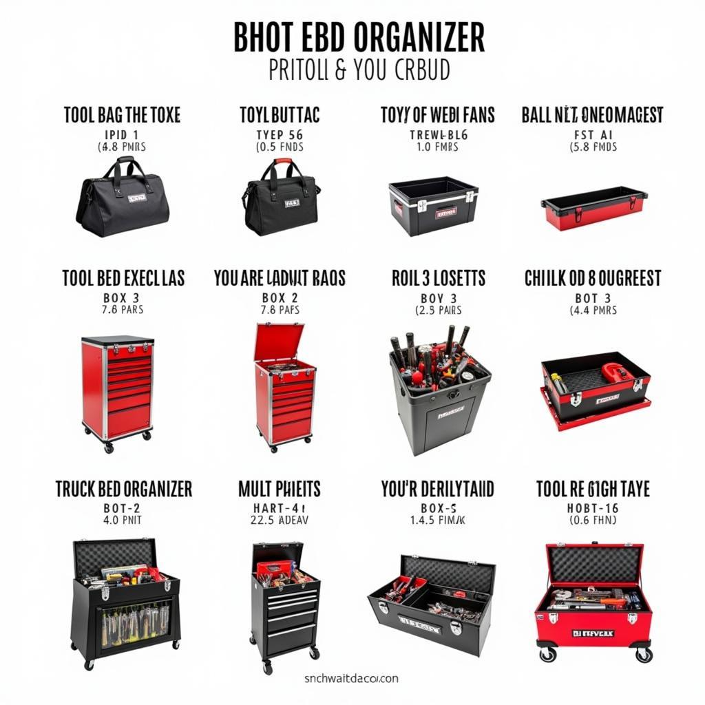 Various Types of Car Tool Organizers