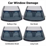 Different Types of Car Window Damage