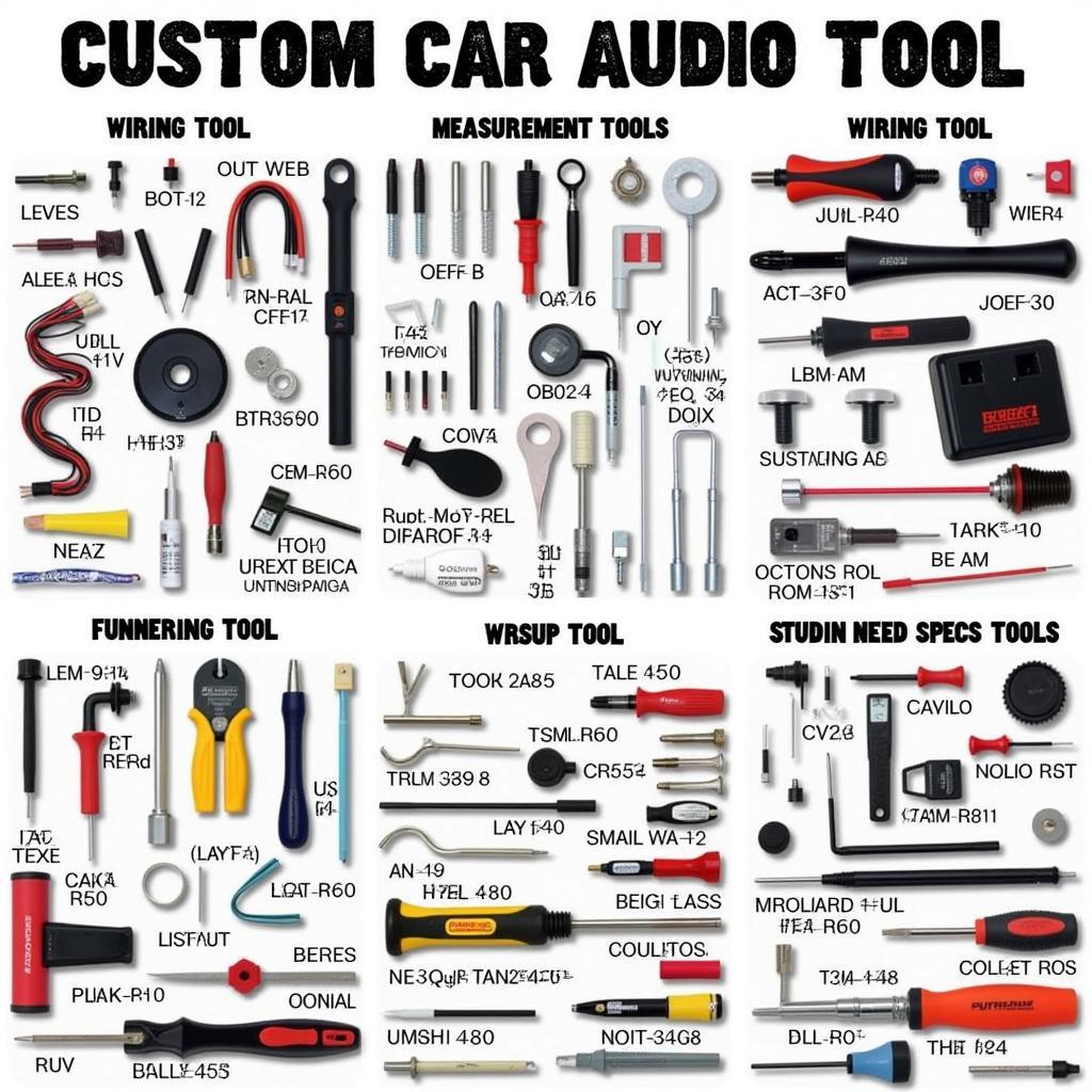 Different Categories of Custom Car Audio Tools