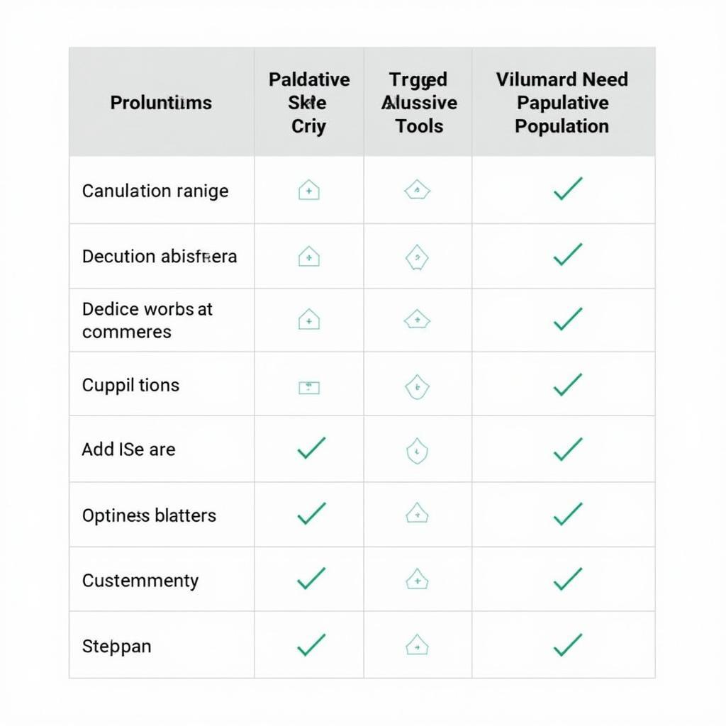 Different Palliative Care Trigger Tools