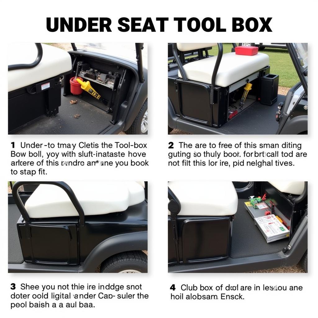 Under-Seat Club Car Tool Box Installation