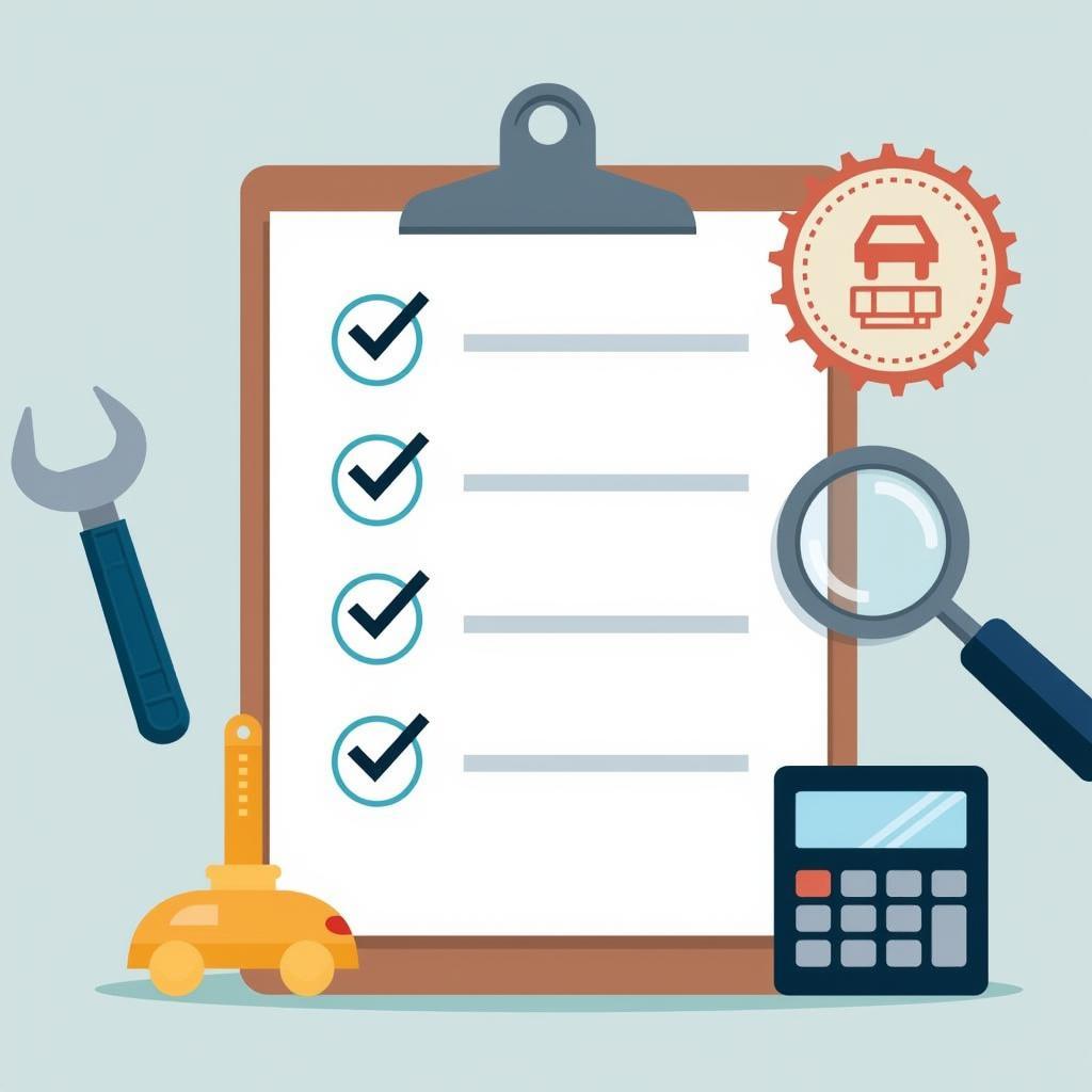 Used Car Buying Tools Checklist