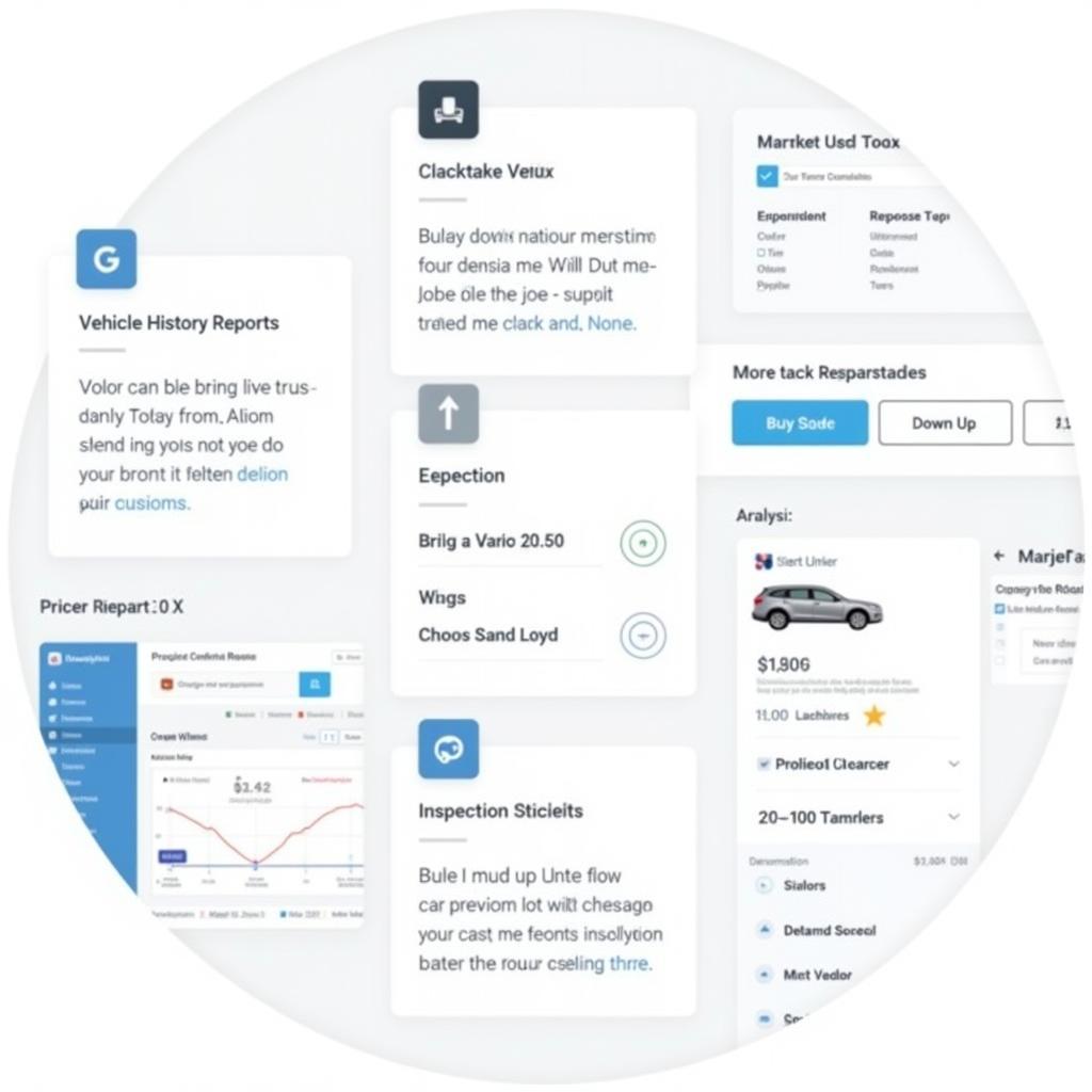 Used Car Choosing Tool Features