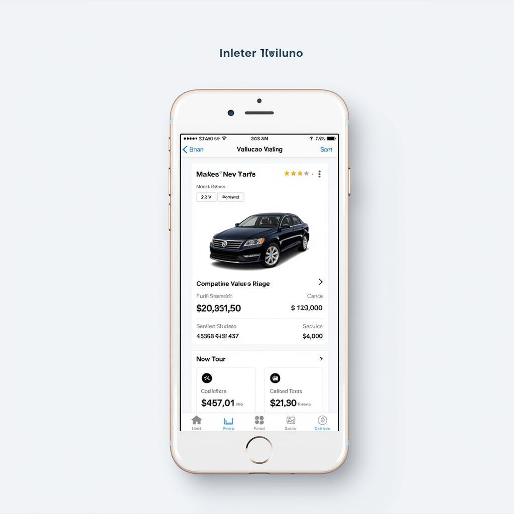 Used Car Pricing Tool Mobile App