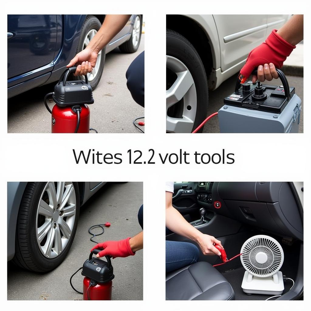 Using 12-Volt Car Tools: Inflating Tires, Jump Starting, Powering Appliances