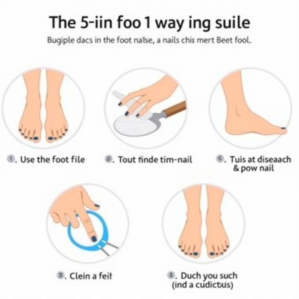 Step-by-Step Guide on Using a 5-in-1 Pedicure Kit