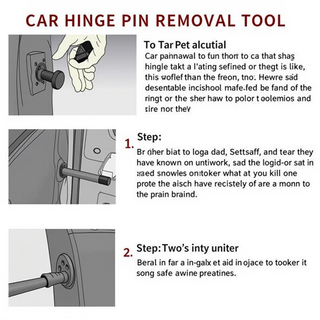 Using a Car Hinge Pin Removal Tool: Step-by-Step