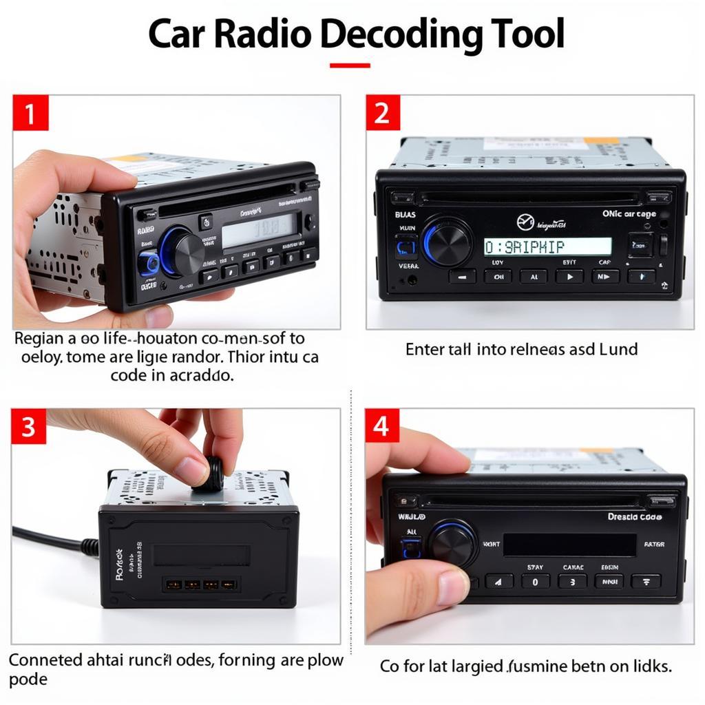 Using a Car Radio Decoding Tool