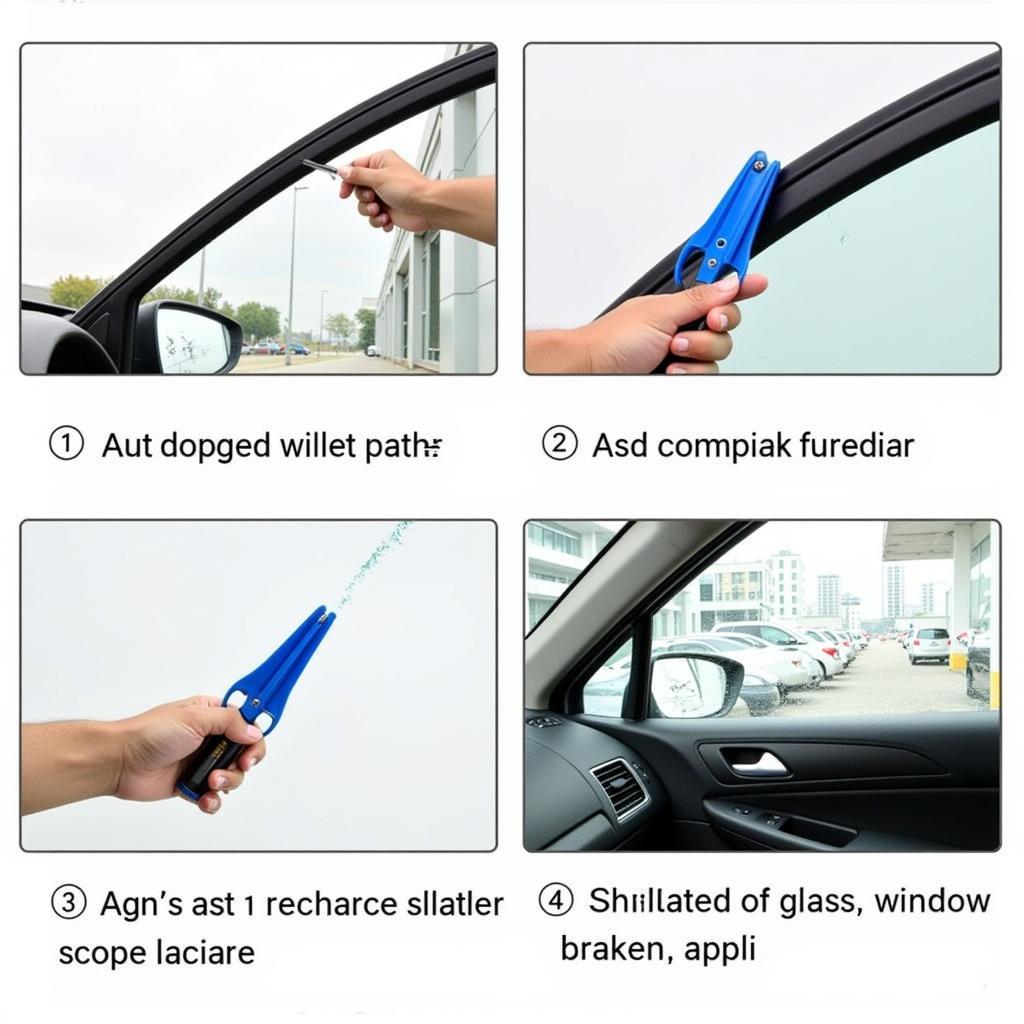 Using A Car Window Breaking Tool