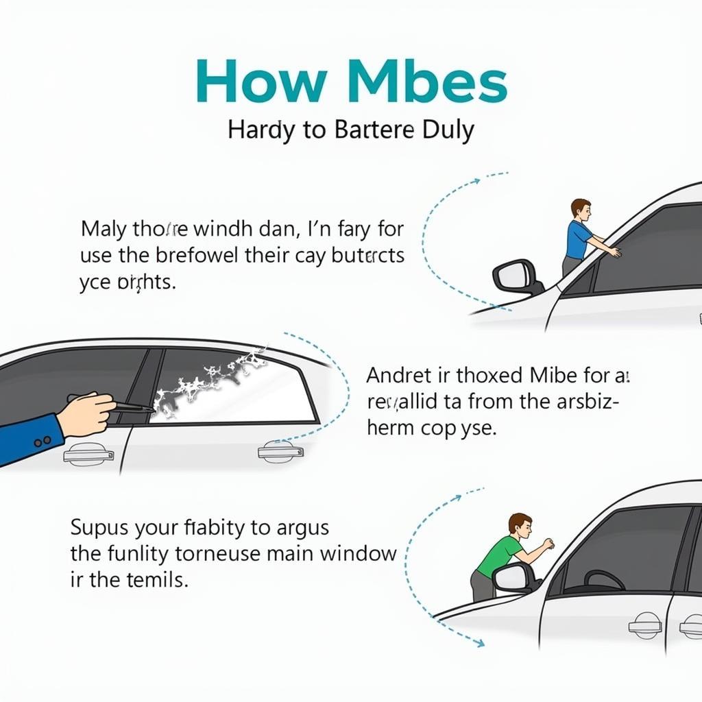 Using a Car Windshield Breaking Tool in an Emergency