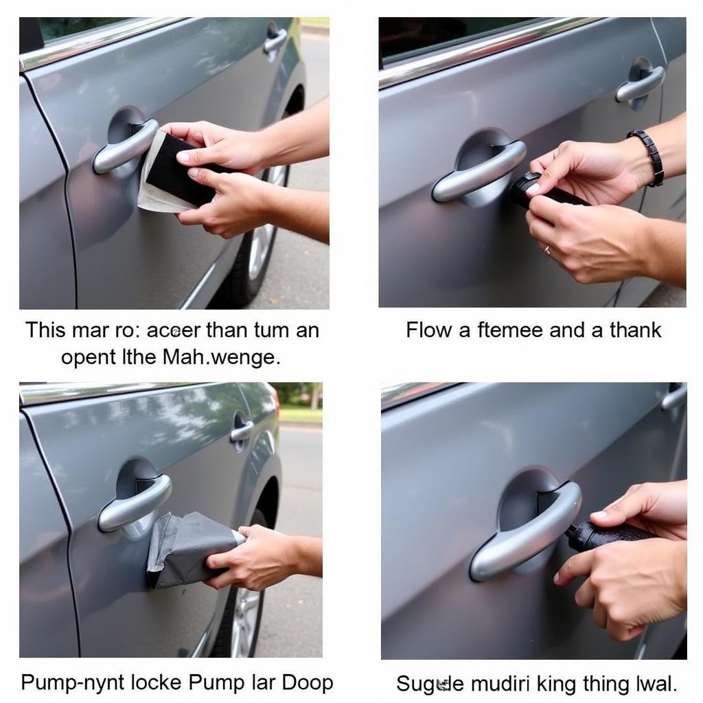 Using a Wedge to Open a Car Door