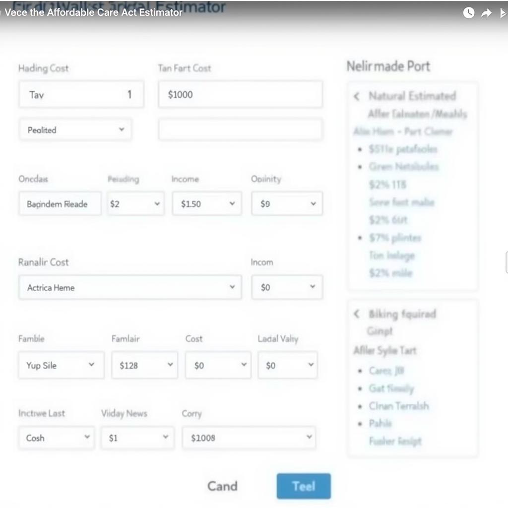 Step-by-Step Guide on Using an ACA Estimator Tool