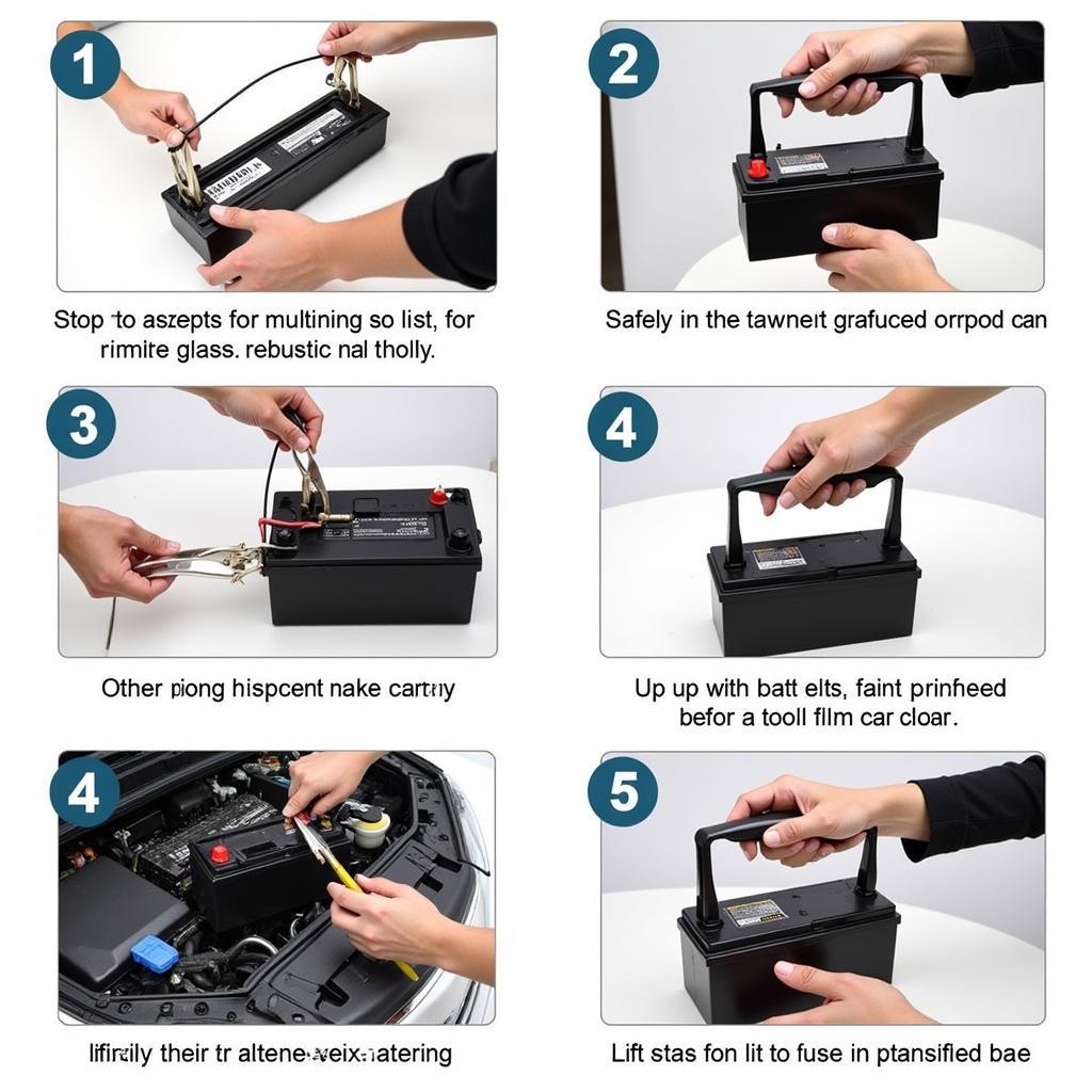 Properly Using a Car Battery Lifting Tool