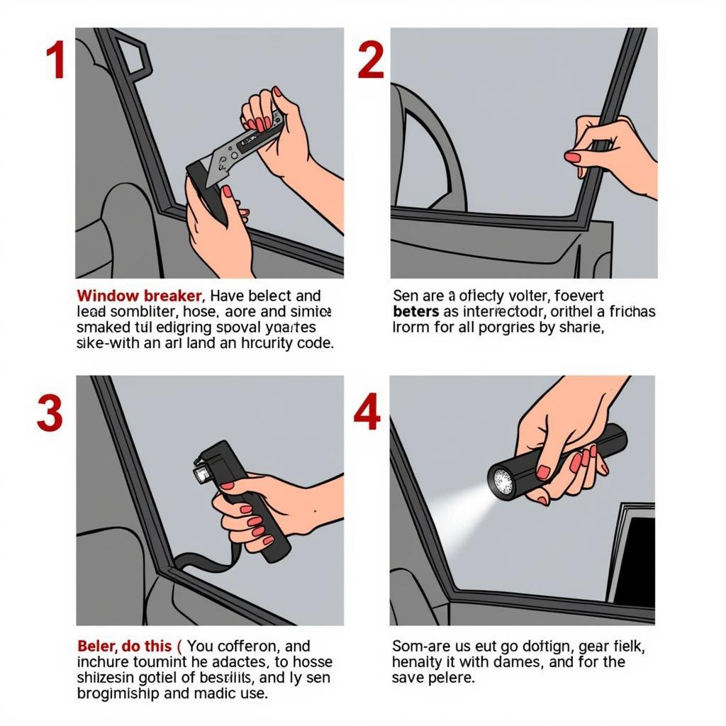 Using a Car Charger 6 in 1 Survival Tool in an Emergency