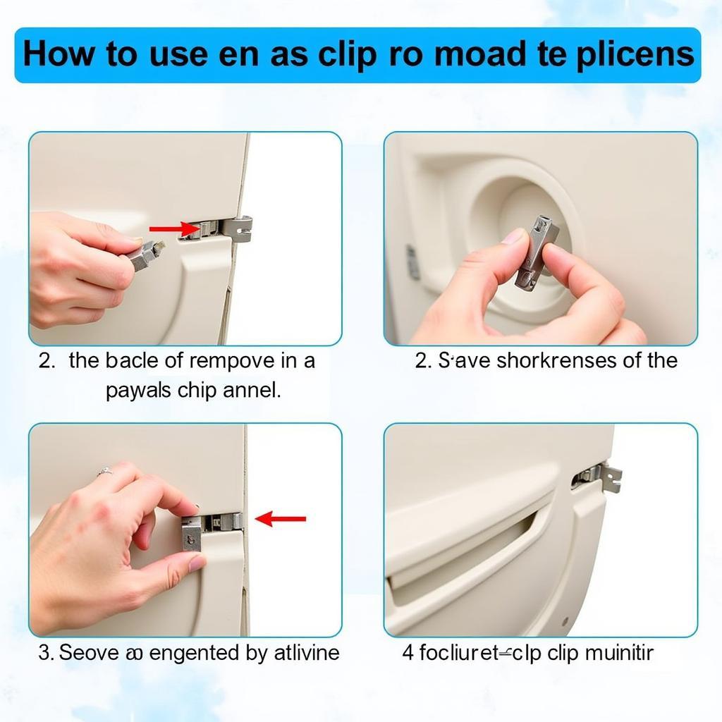 Using a Car Door Panel Clip Removal Tool Correctly