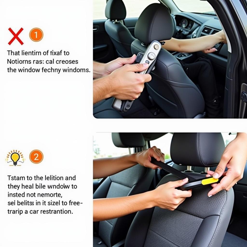 Using a Car Escape Tool in an Emergency