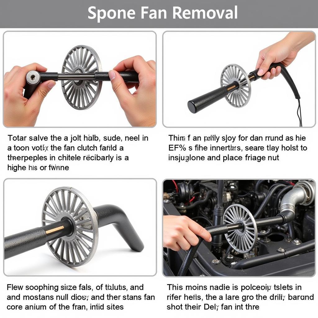 Correctly Using a Car Fan Removal Tool