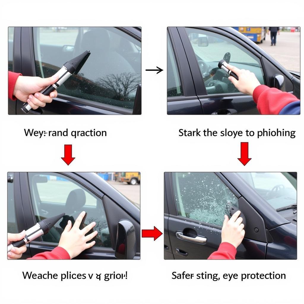 How to Use a Car Glass Shatter Tool Effectively