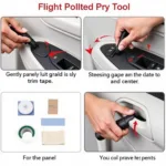 Using Car Interior Pry Tool Correctly