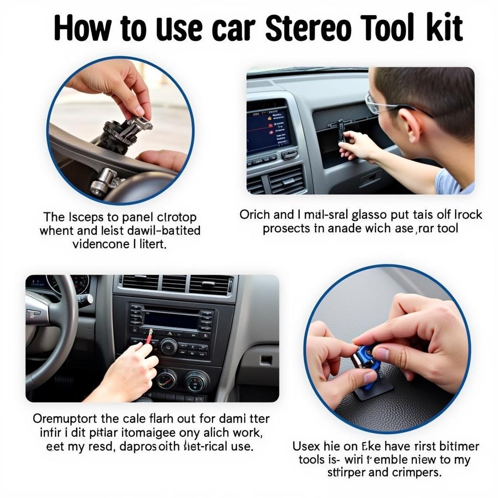 Using Car Stereo Tools Safely