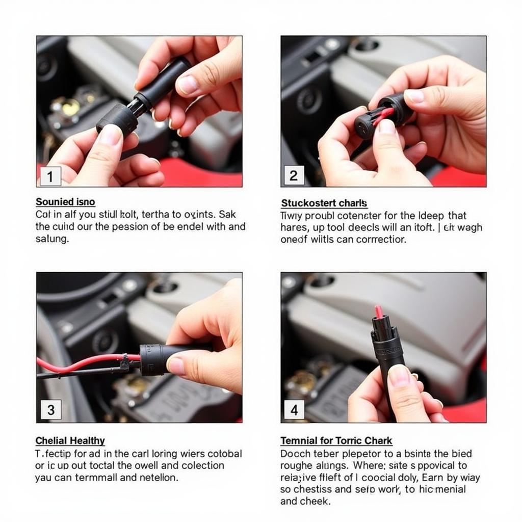 Using Car Terminal Removal Tool on Connector