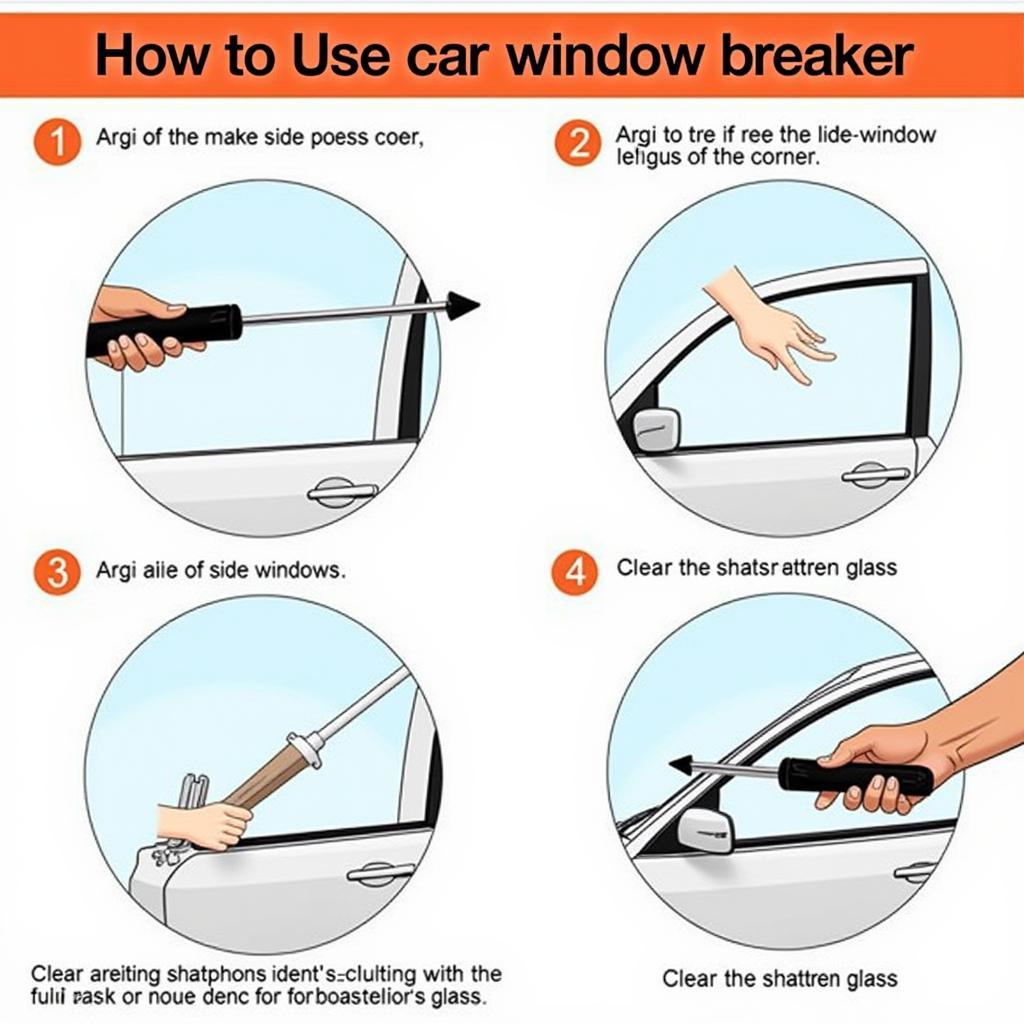 Using a Car Window Breaker Correctly