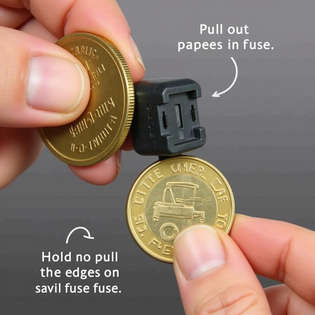 Using Coins to Remove a Car Fuse