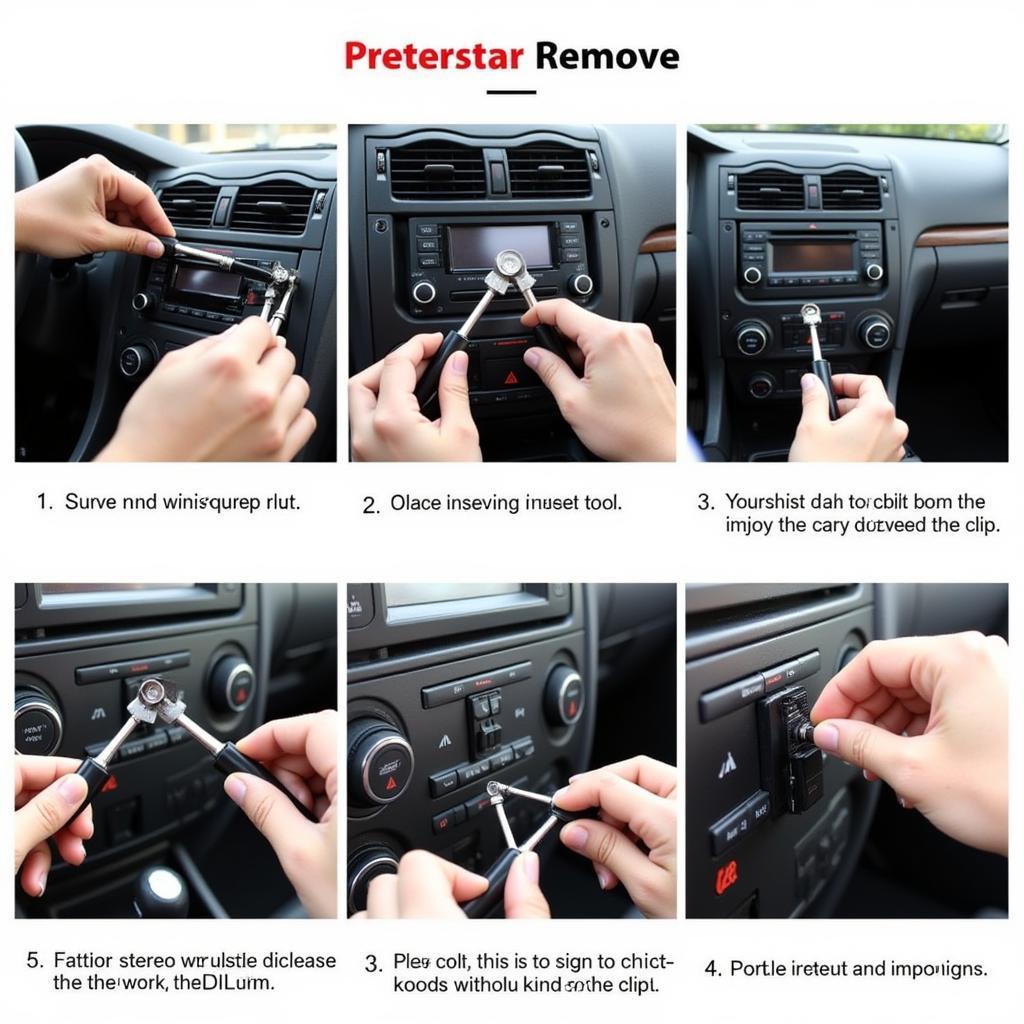 Using DIN Tools to Remove Car Stereo