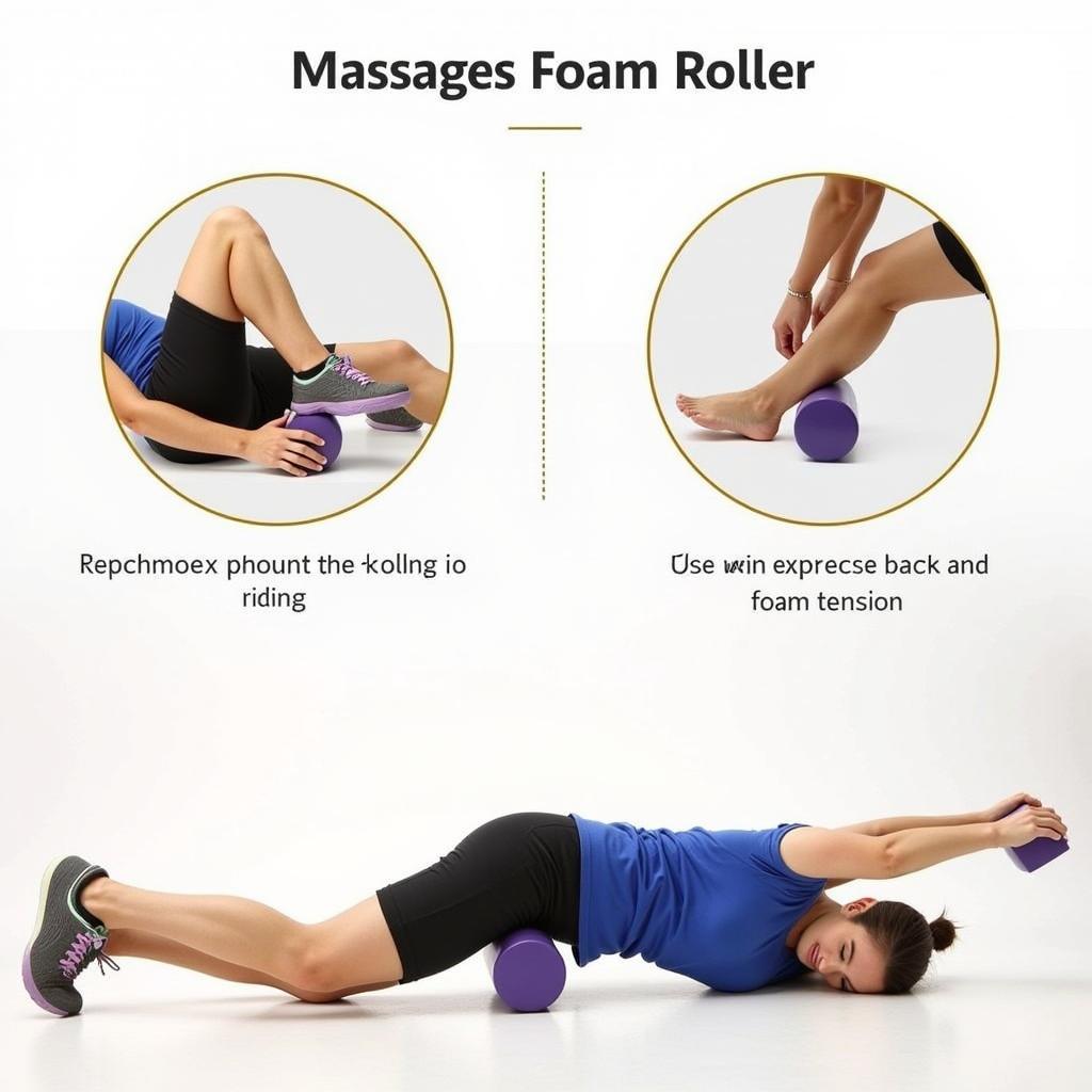 Using Foam Roller for Leg Massage