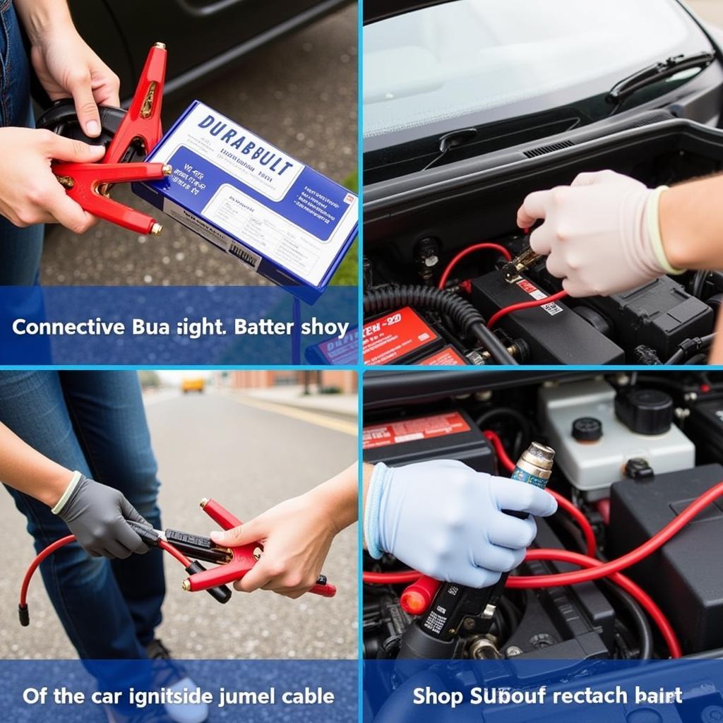 Using Jumper Cables from a Durabuilt Kit