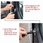 Using a Long Reach Tool to Unlock a Car Door