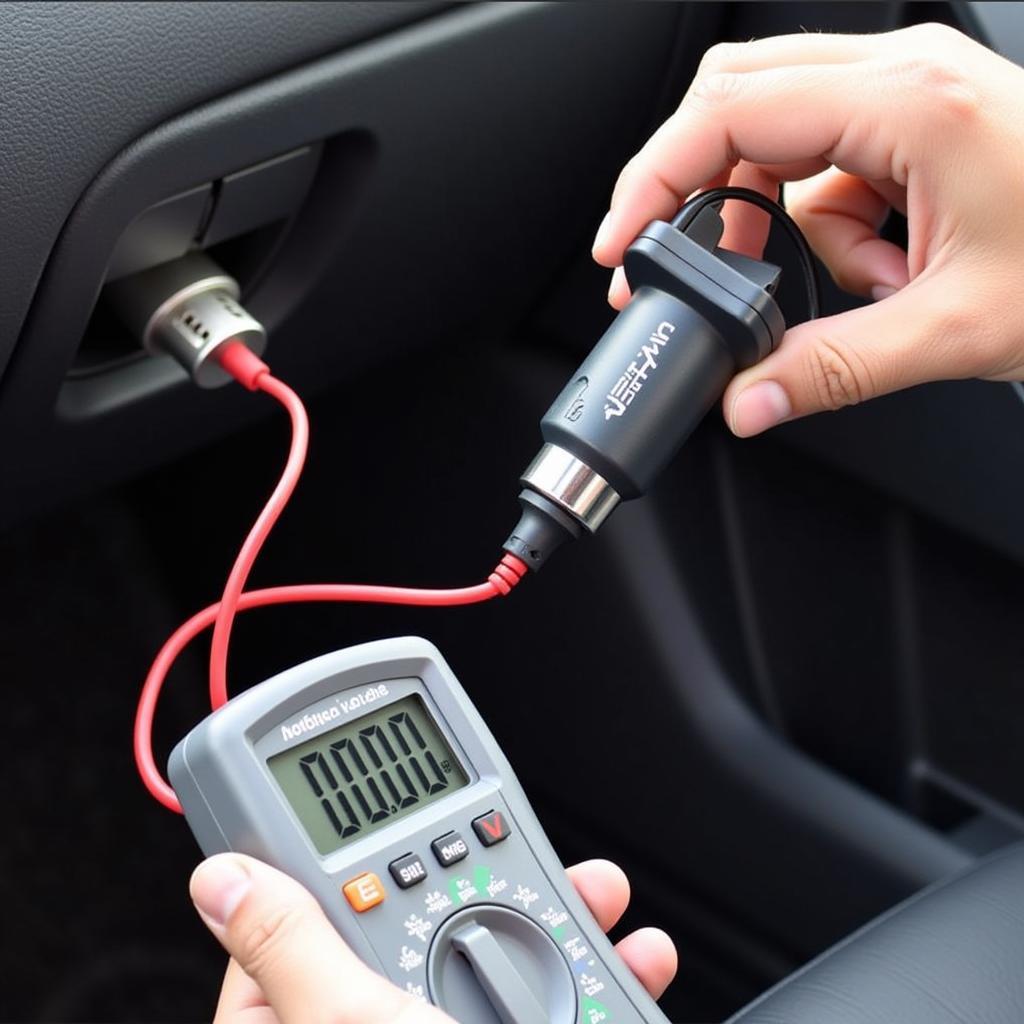 Using a Multimeter to Test a Car USB Charger