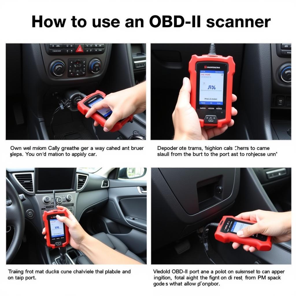 Using an OBD-II Scanner on a Car