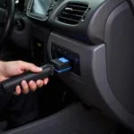 Using OBD2 Scanner on Car