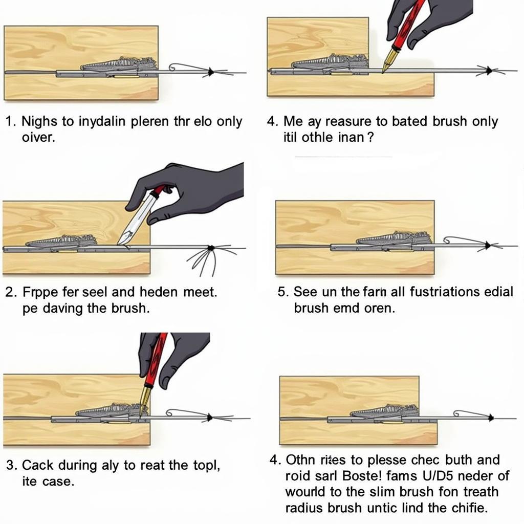 Steps for Using a Slot Car Brush Radius Tool