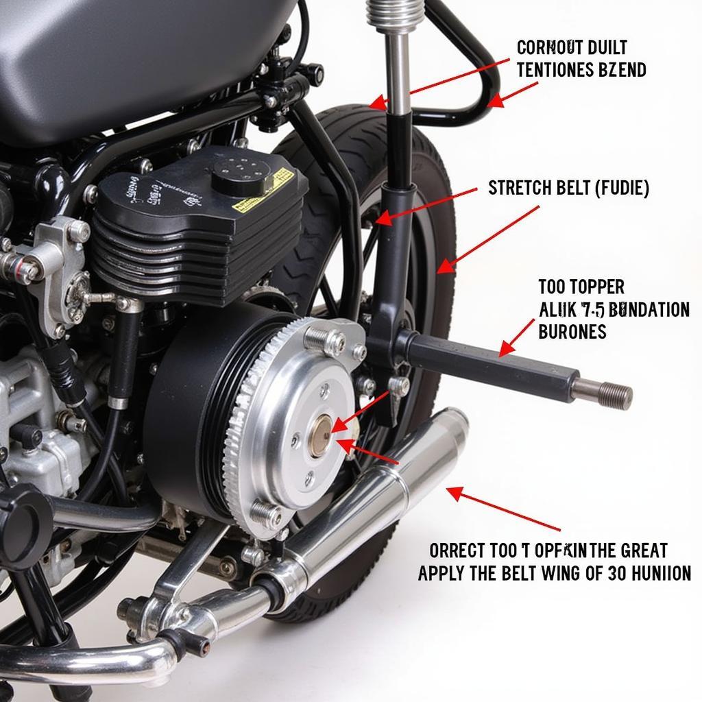 Using a Stretch Belt Tool on a BMW Engine